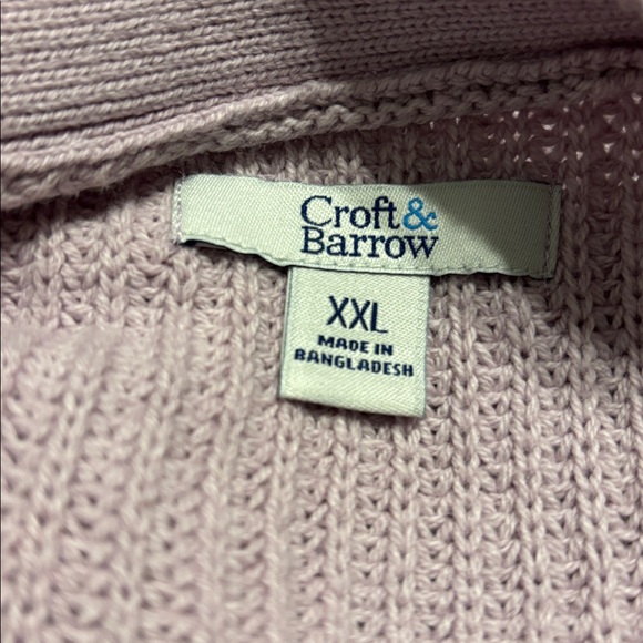 Croft & Barrow Plus Shaker Cardigan - Picture 8 of 10